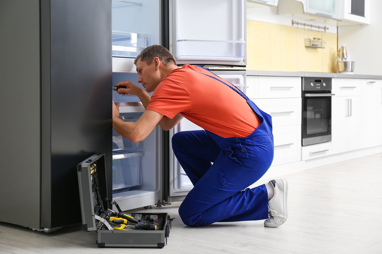 Jordan Air team providing refrigeration and air conditioning services in Cape Town